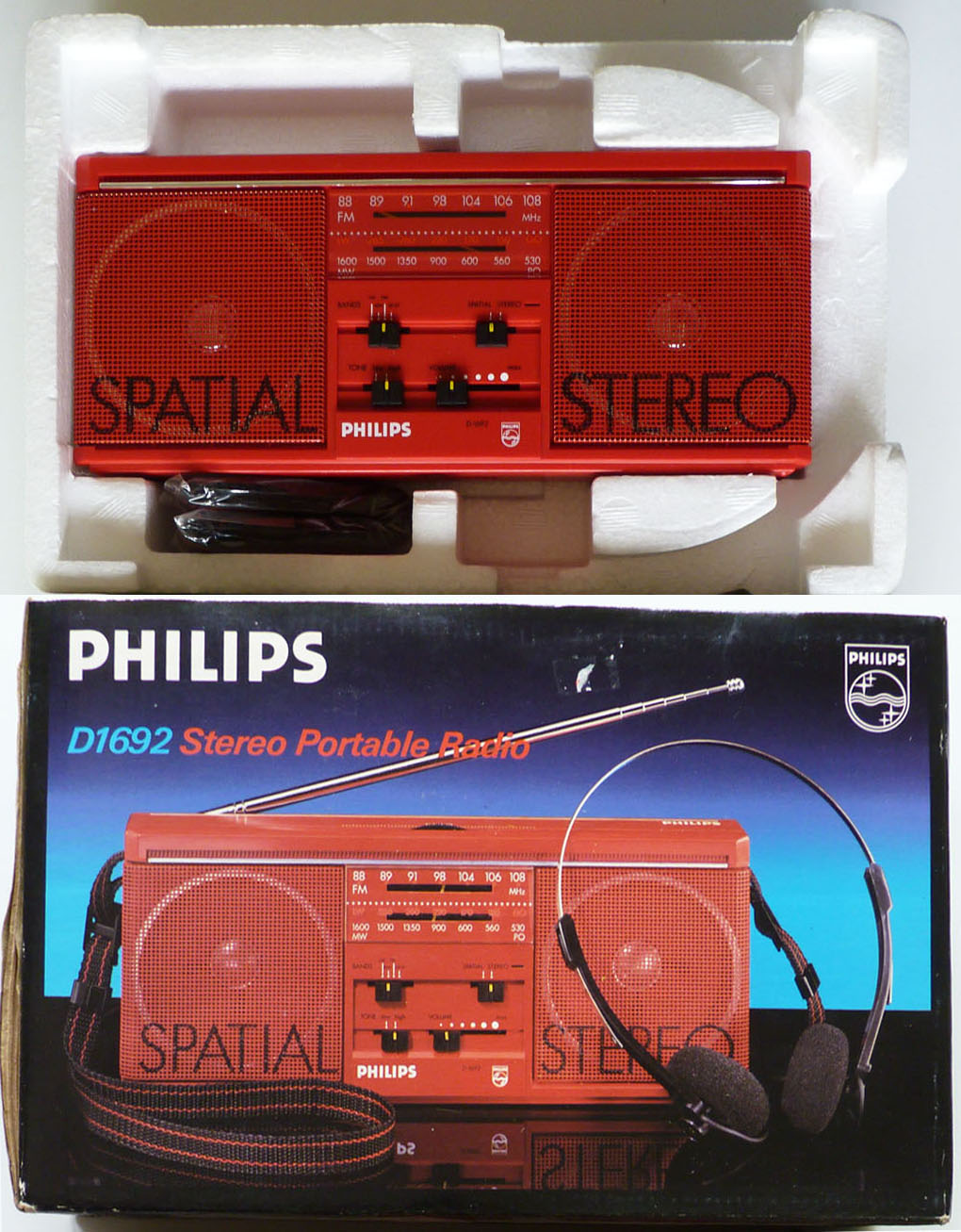 radio-portable-st-r-o-philips-spatial-d1692-vers-1980-stereo-ebay